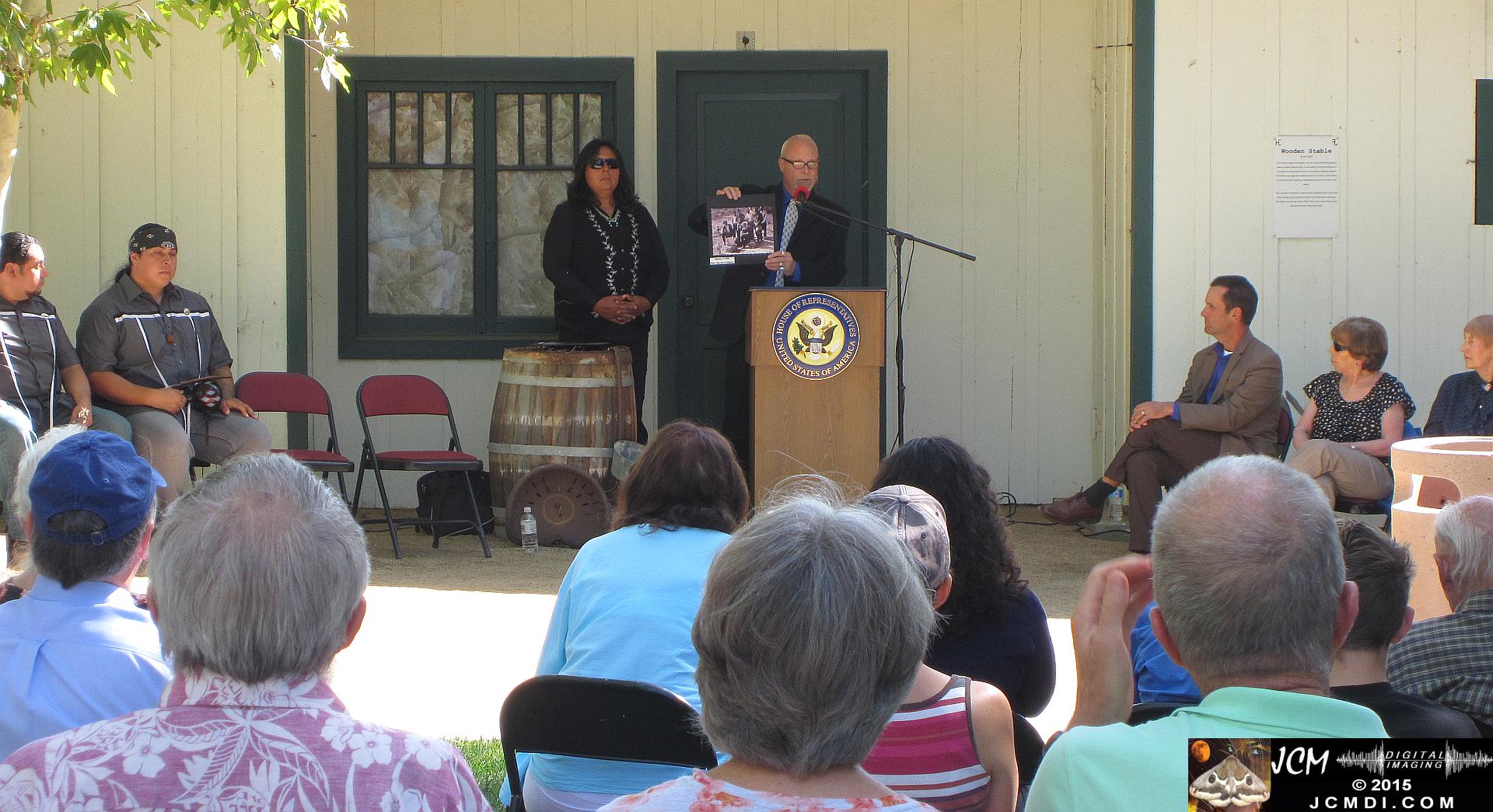Saint Francis Dam Memorial and Castaic Wilderness Act Press Conference (8-5-2015) at Tesoro Adobe Park